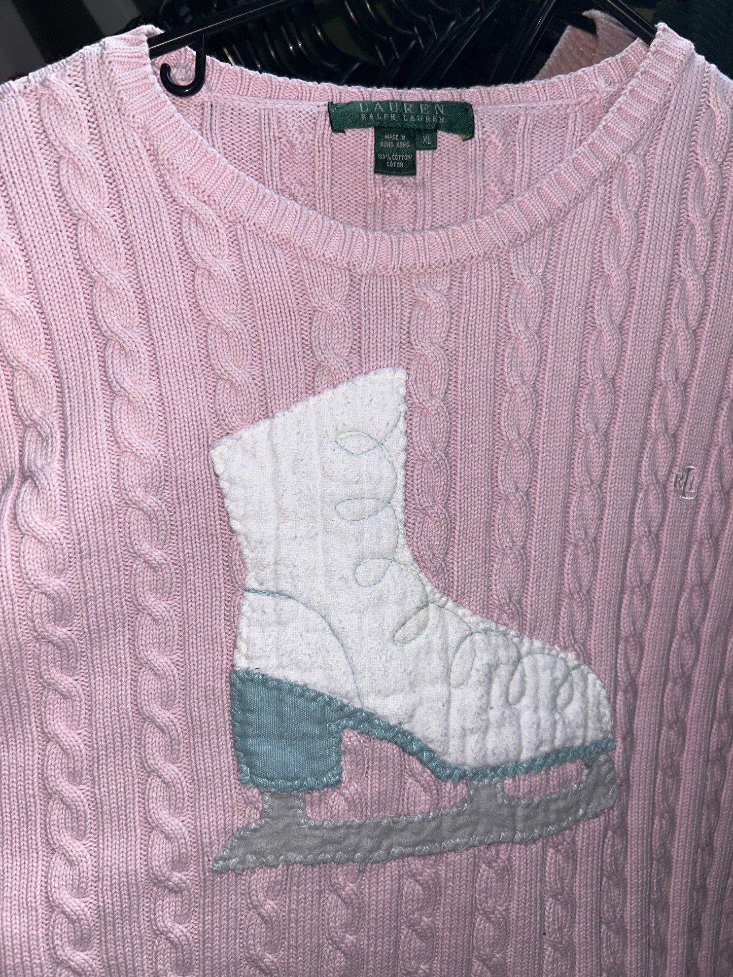 Pink Skate Sweater