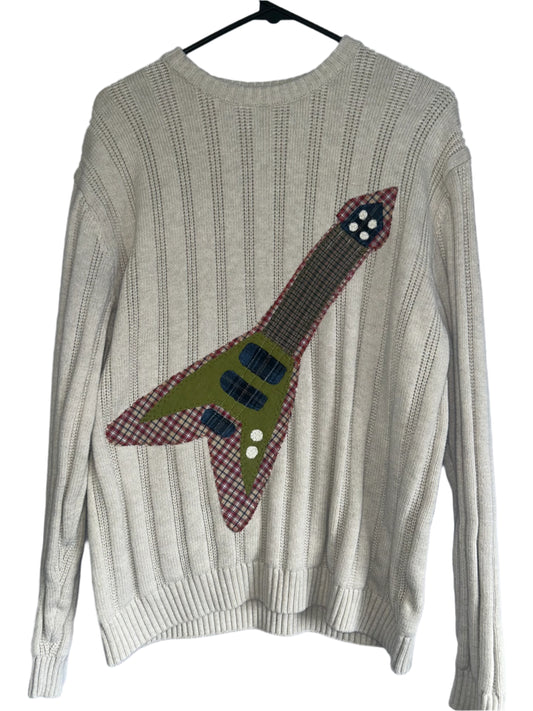 Plaid Guitar Sweater