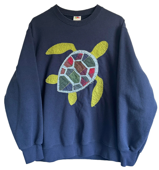 Plaid Turtle Sweater